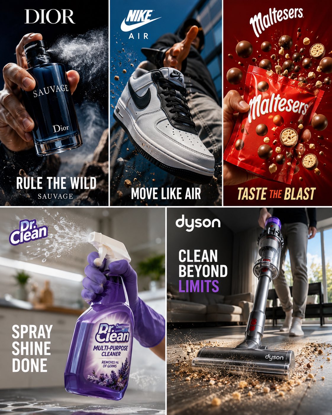 Create a premium UGC-style advertising poster for [PRODUCT] by [BRAND].…