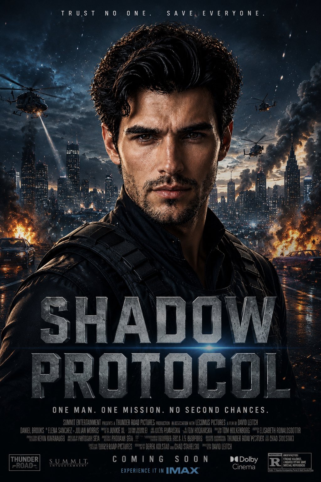 Create an epic Hollywood blockbuster movie poster featuring [YOUR FACE]… 1
