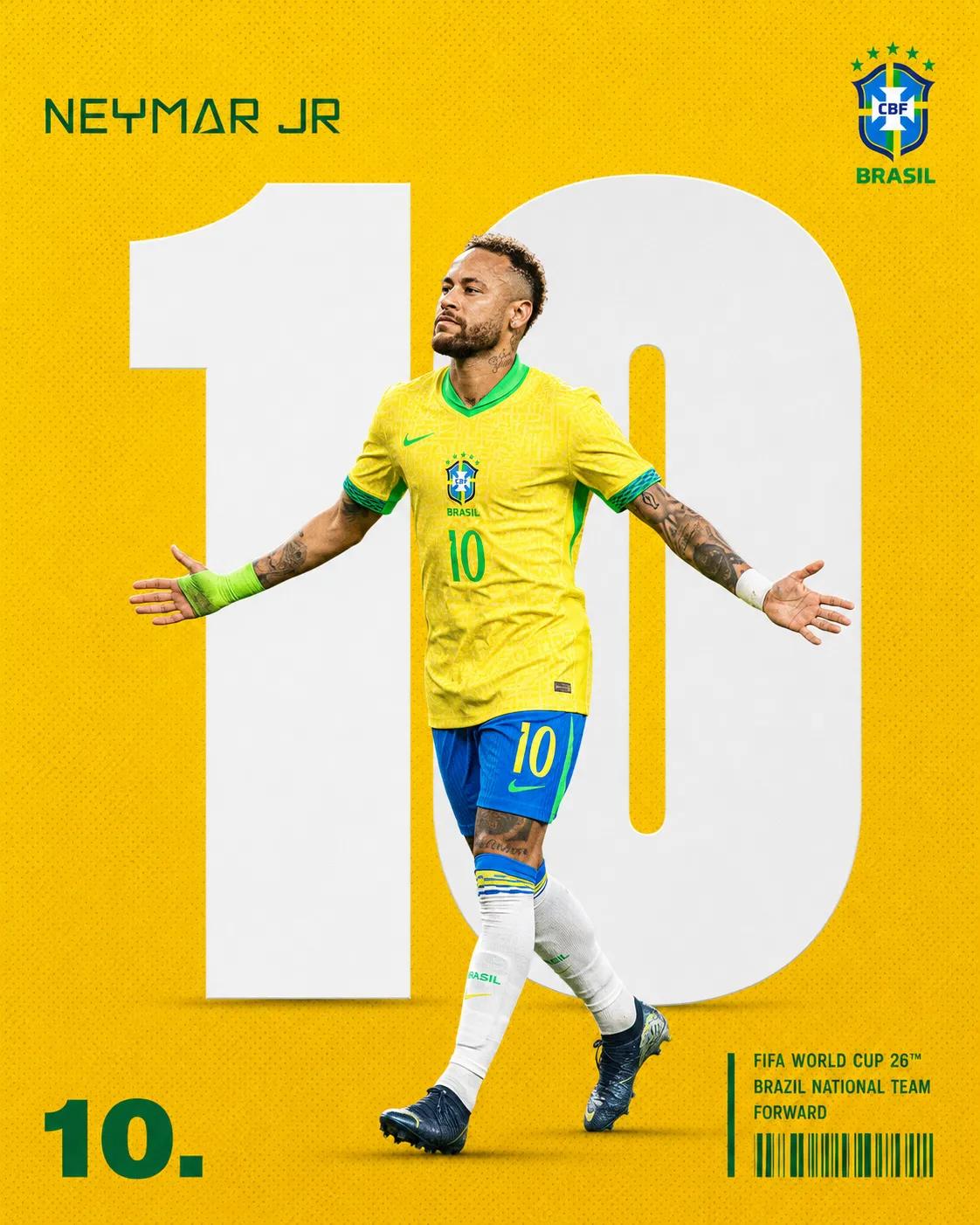 Create a premium FIFA World Cup player poster with a bold minimalist sp… 1
