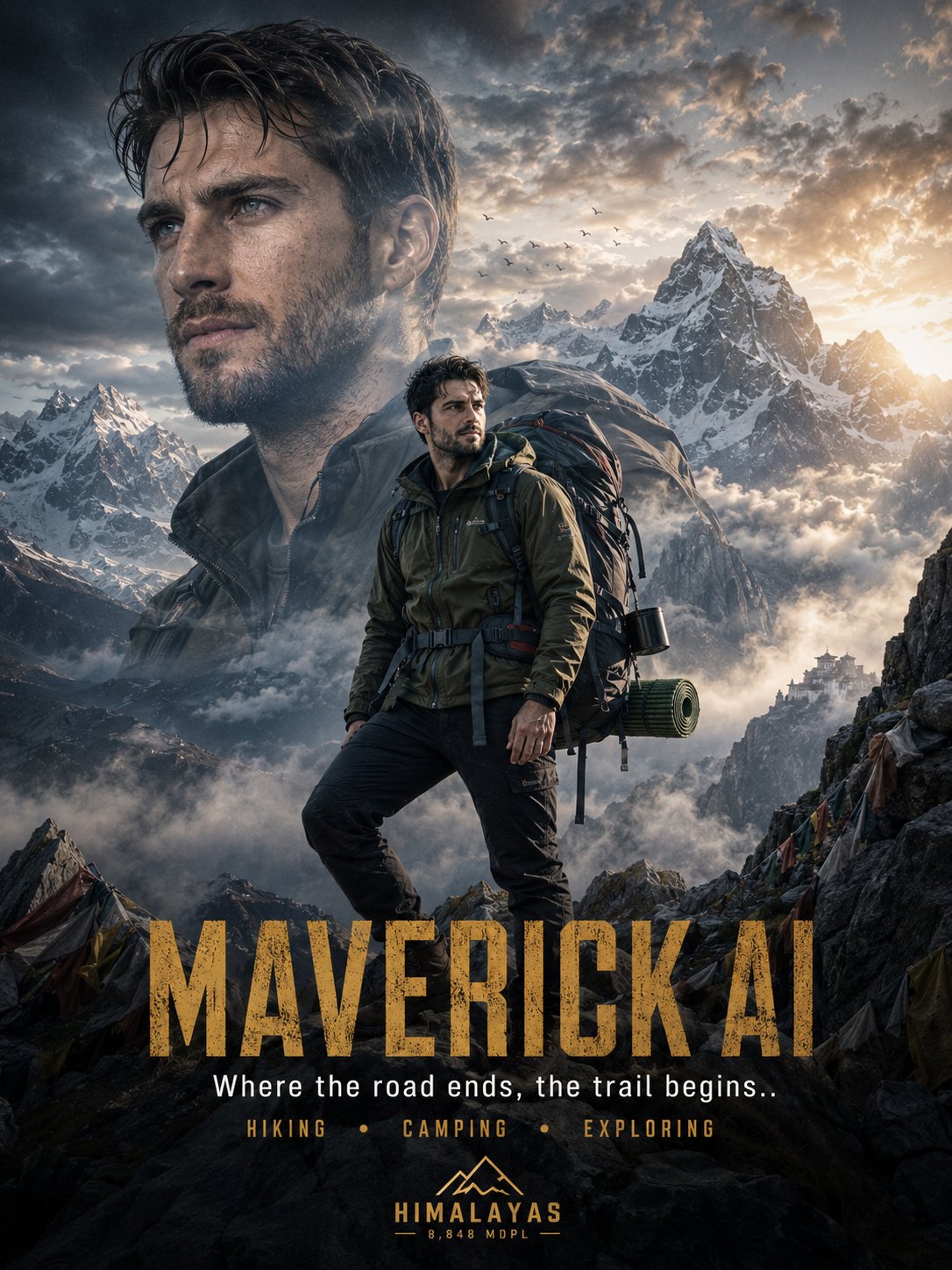 Epic Himalayan adventure vibe looks incredibly cinematic and powerful 1