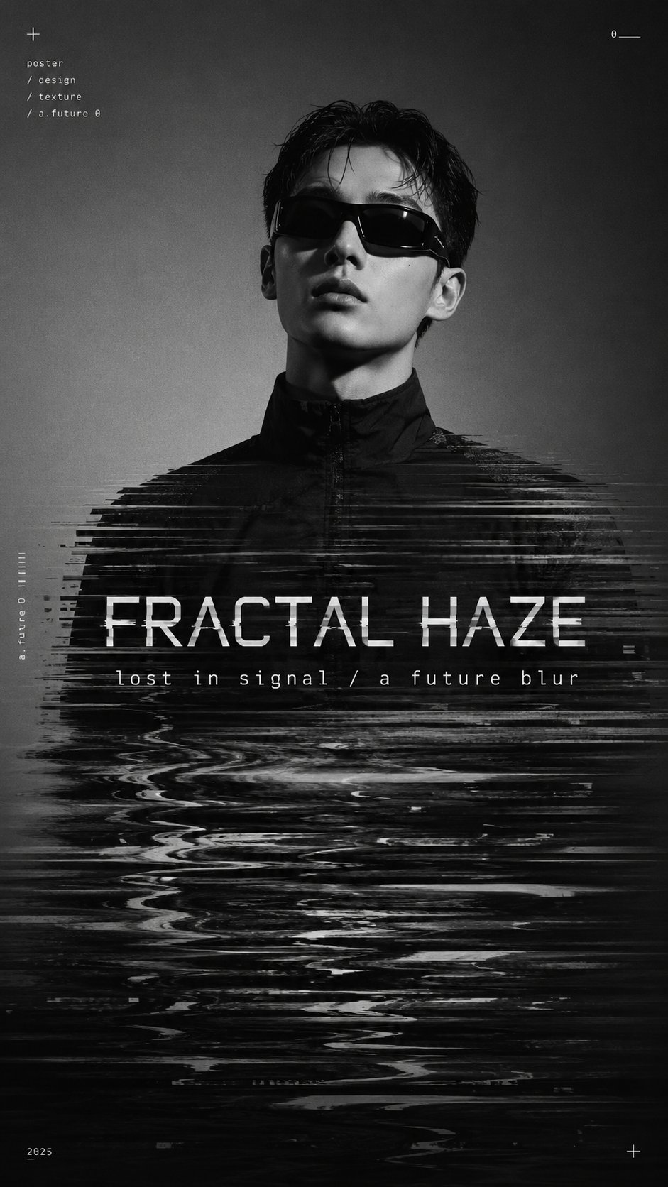 Create a high-end artist editorial poster with a strong fashion magazin… 2
