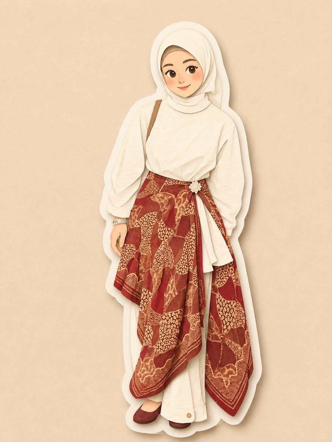 Convert this image into a soft, handcrafted paper-cut layered illustrat… 3