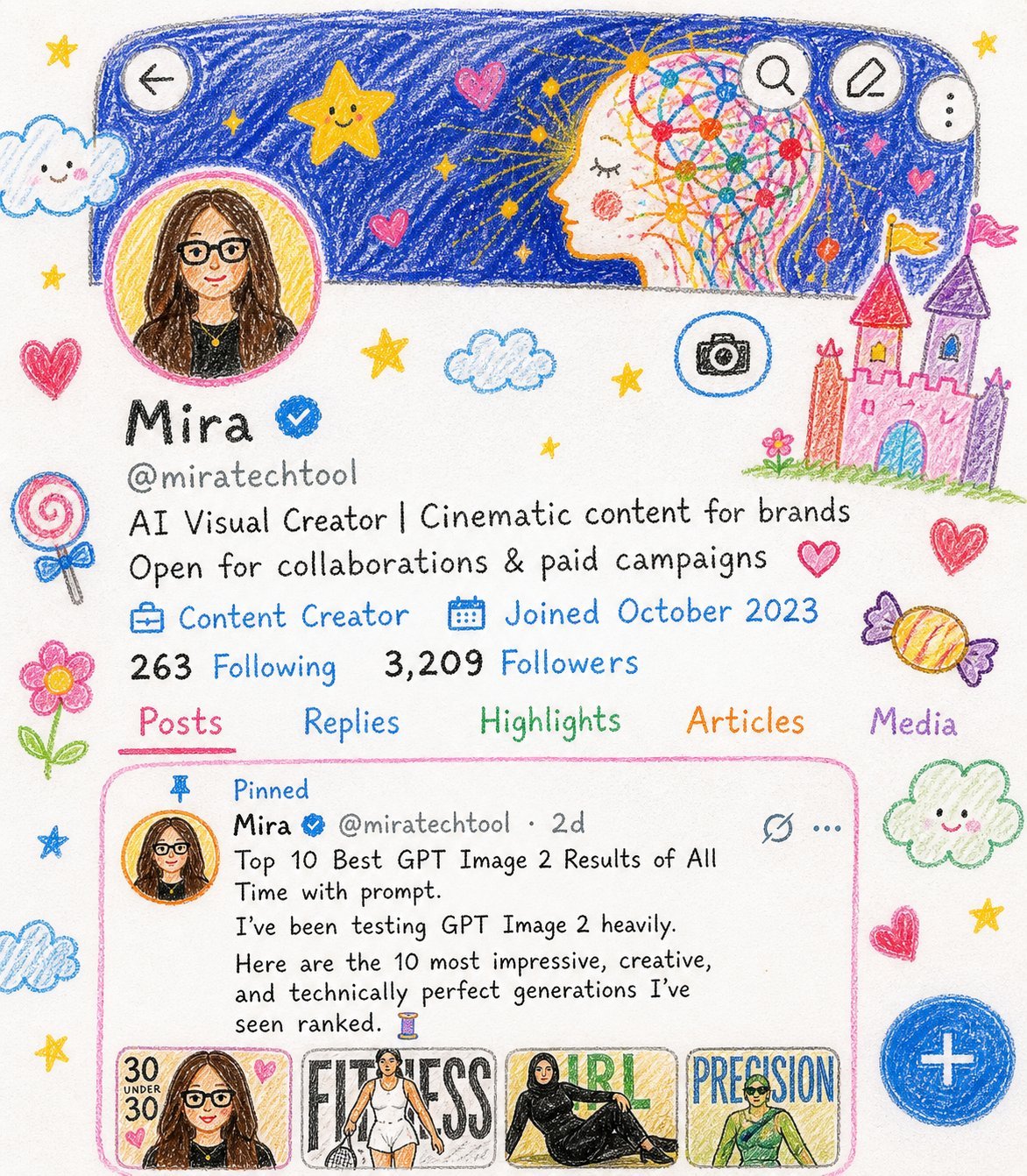 Create a vibrant, colorful 3-page zine-style infographic about a trendy… 2