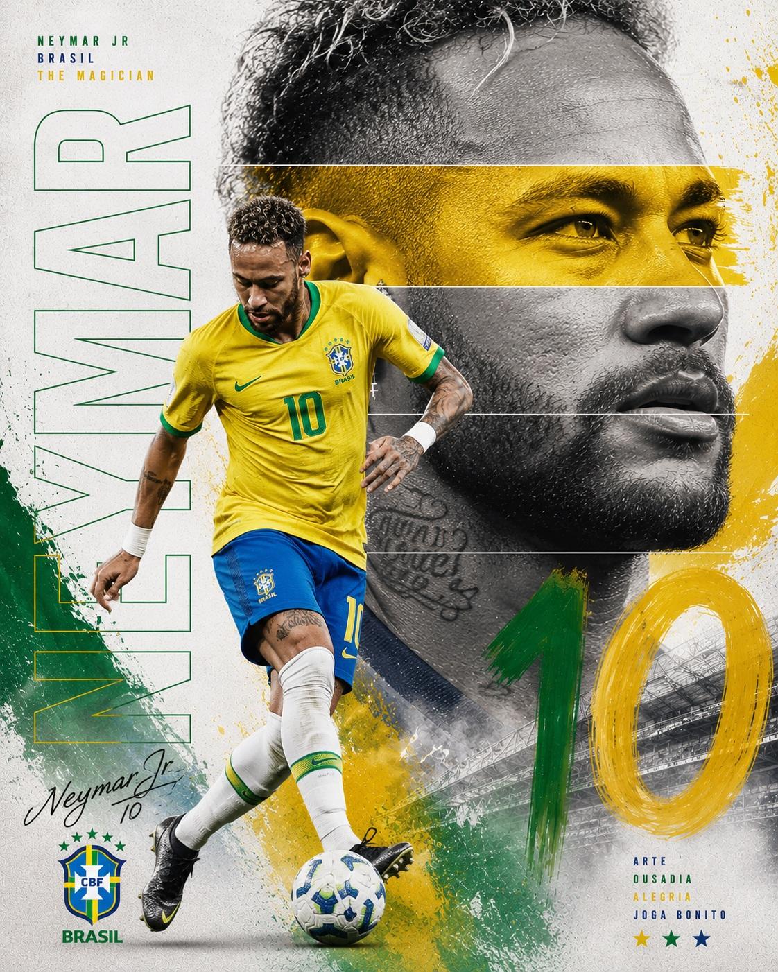 Create a premium sports poster in the style of a Nike × FIFA World Cup … 2