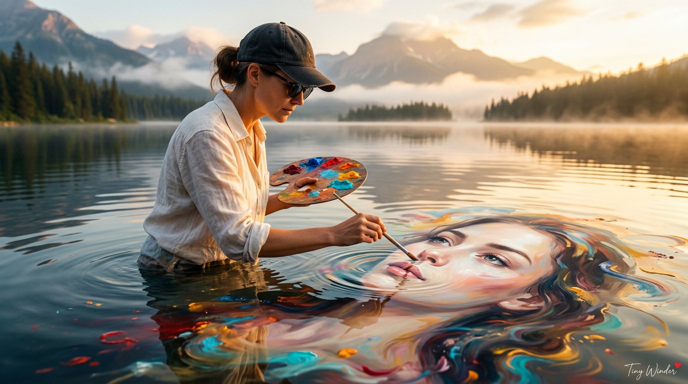 Ultra-realistic IMAX-level Netflix-style cinematic surreal fine-art fan…