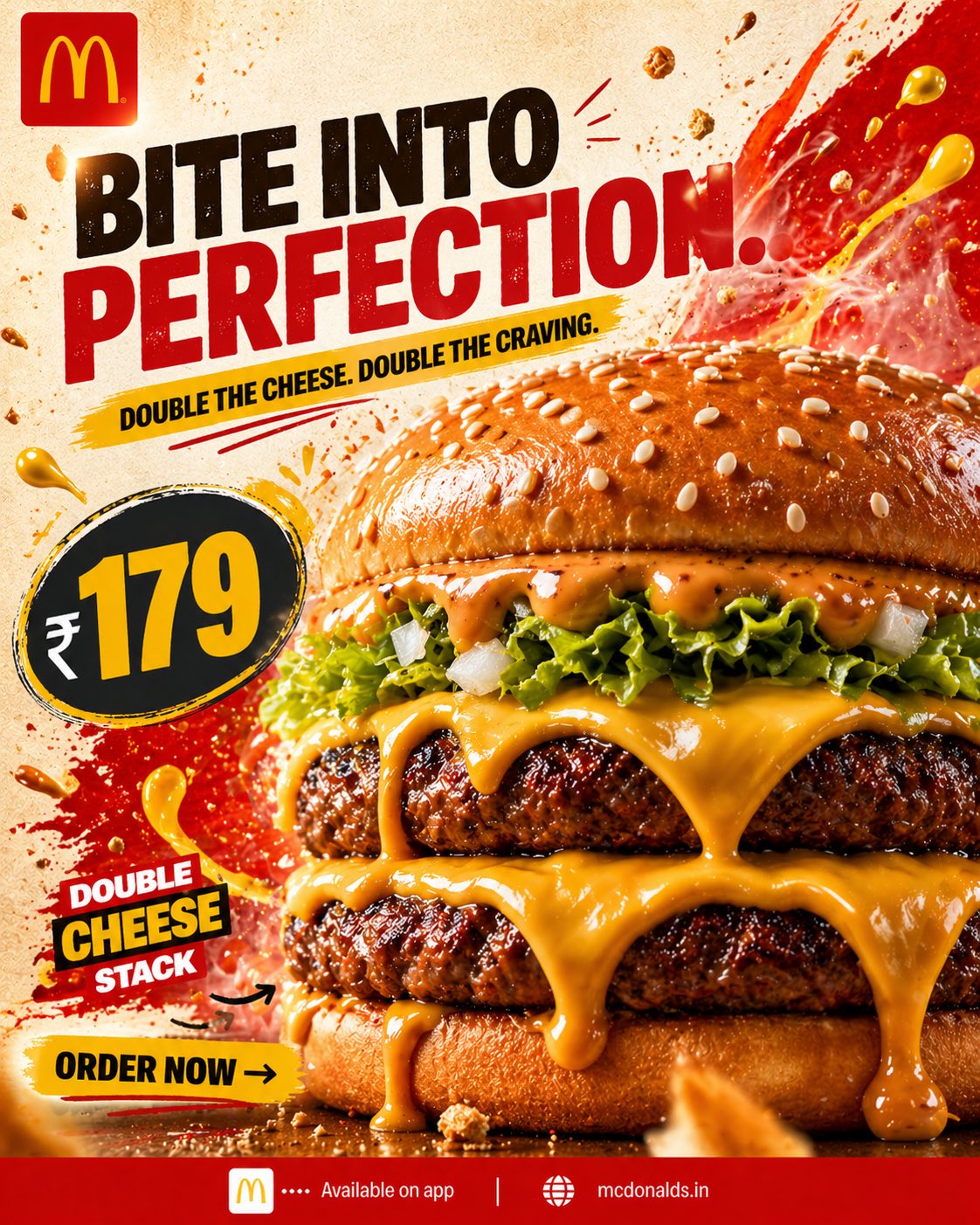 PROJECT: McDonald’s Signature Double Cheese Stack Campaign BRAND: [McDo…