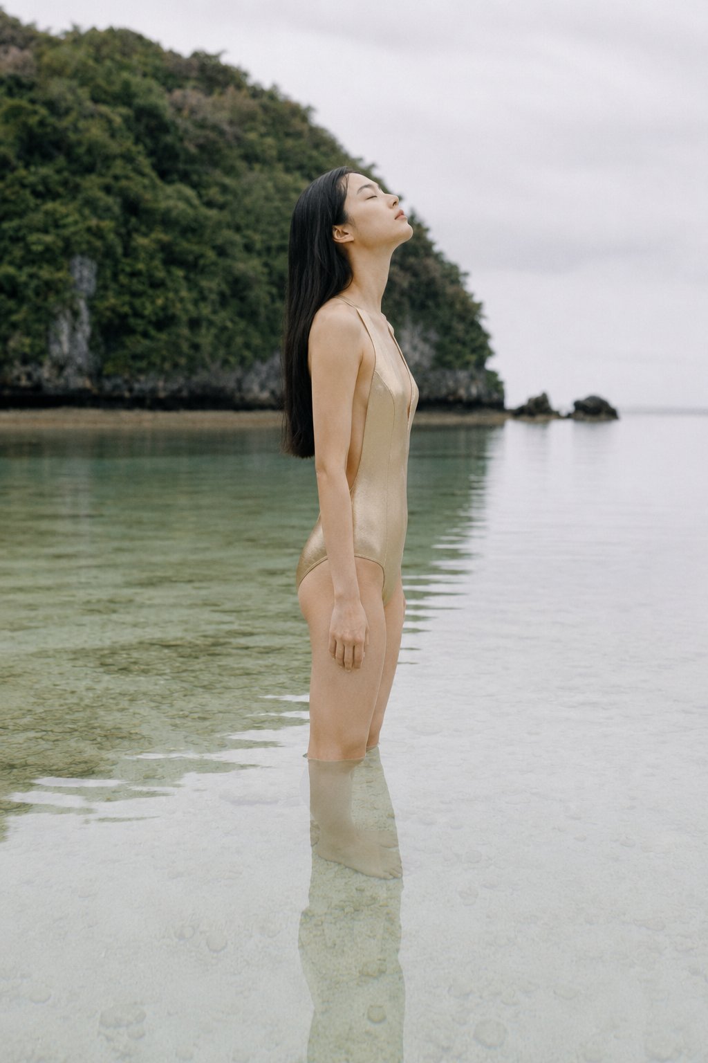 A conceptual fashion editorial, full body, Sony A9 III and 105mm f/2.0,… 1