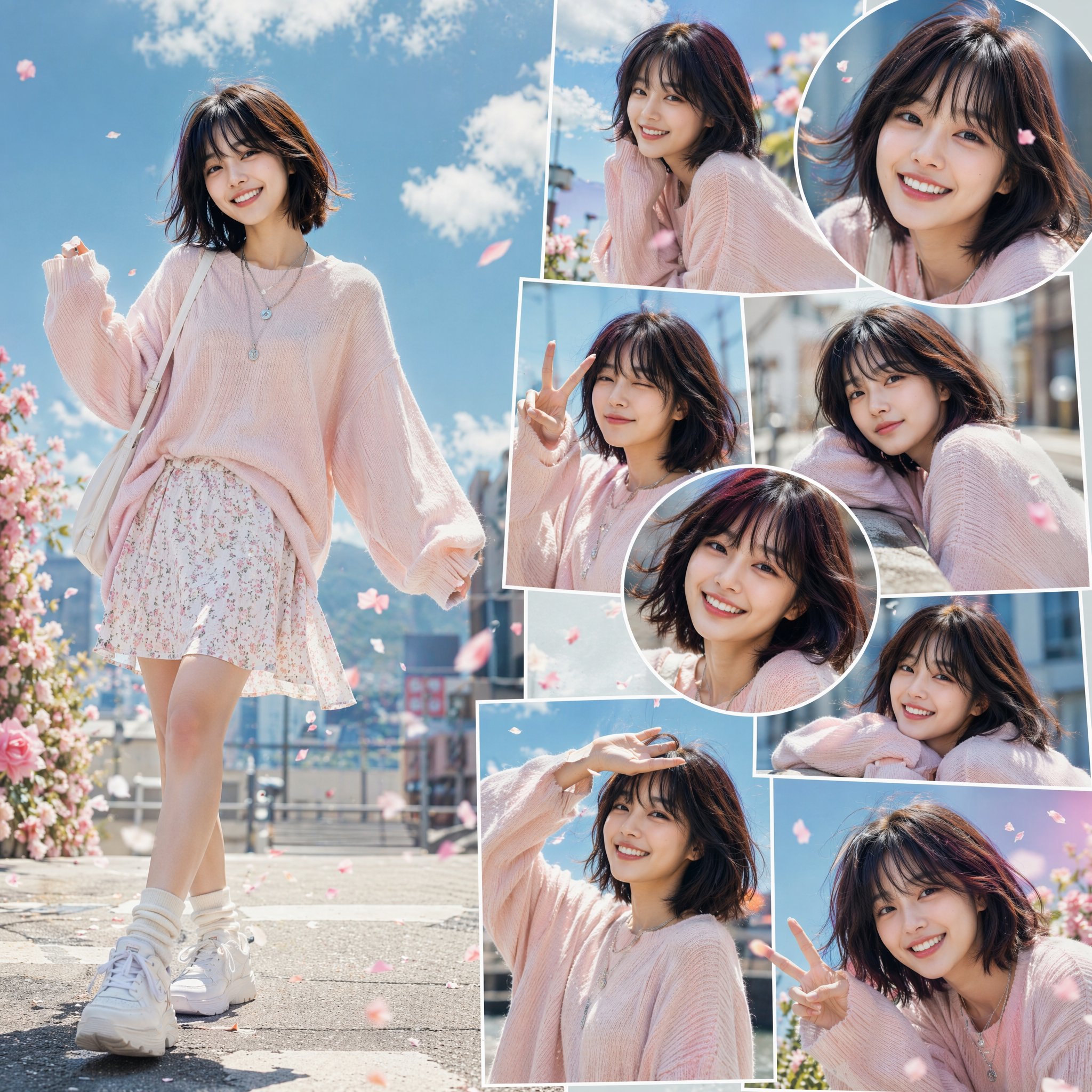 use reference image for identity.. A dynamic and modern multi-photo edi…