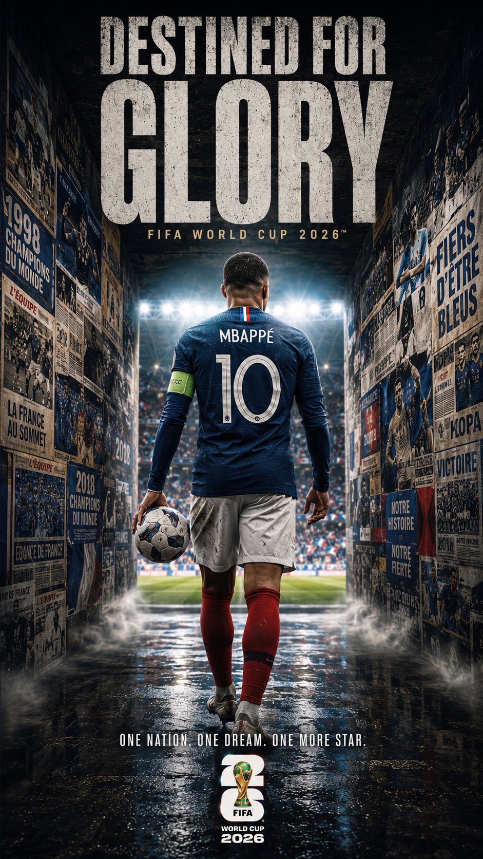 Ultra-realistic cinematic sports poster, official FIFA World Cup 2026 a… 1