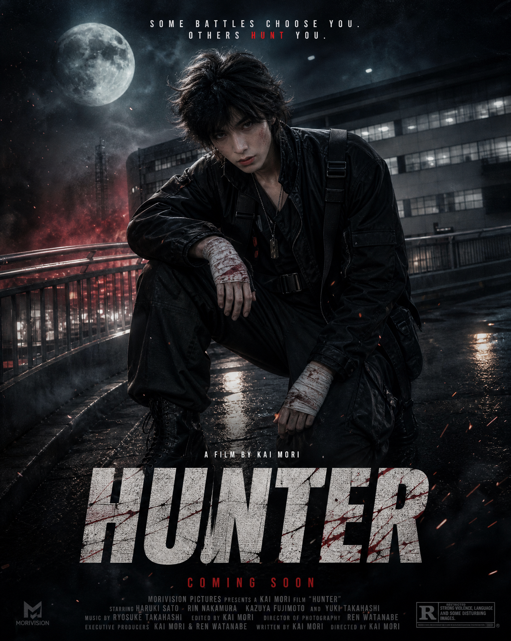 Take this uploaded image and generate a fully designed movie poster for…