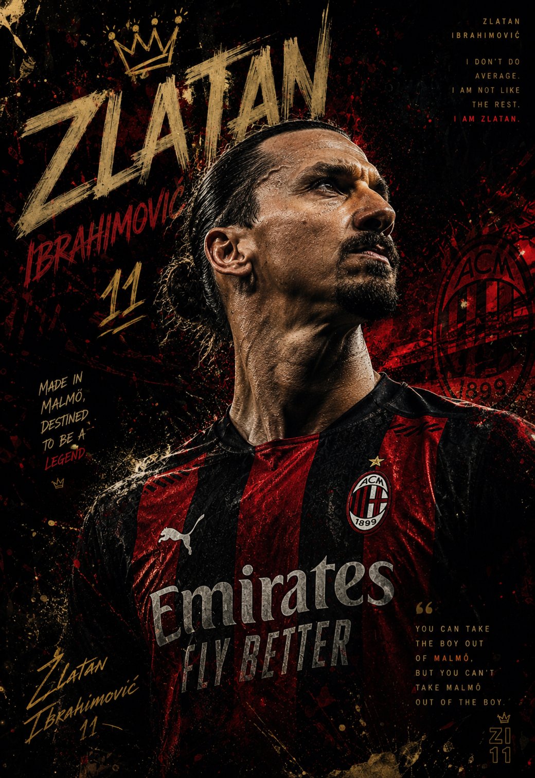 Create two separate ultra-cinematic sports poster artworks side-by-side…