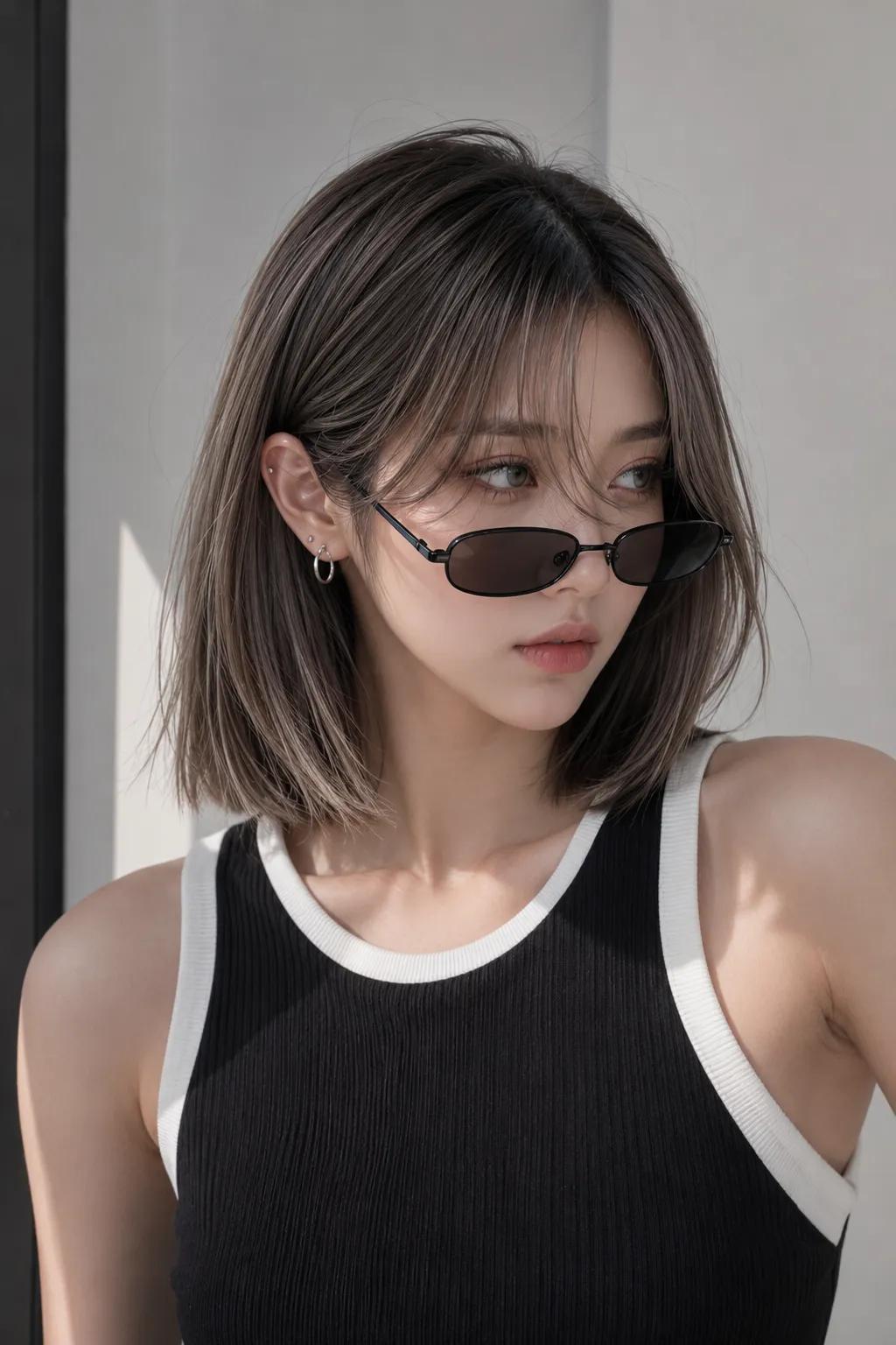 HYPERREALISTIC CANDID FASHION PORTRAIT — LUXURY MINIMALIST EDITORIAL A …