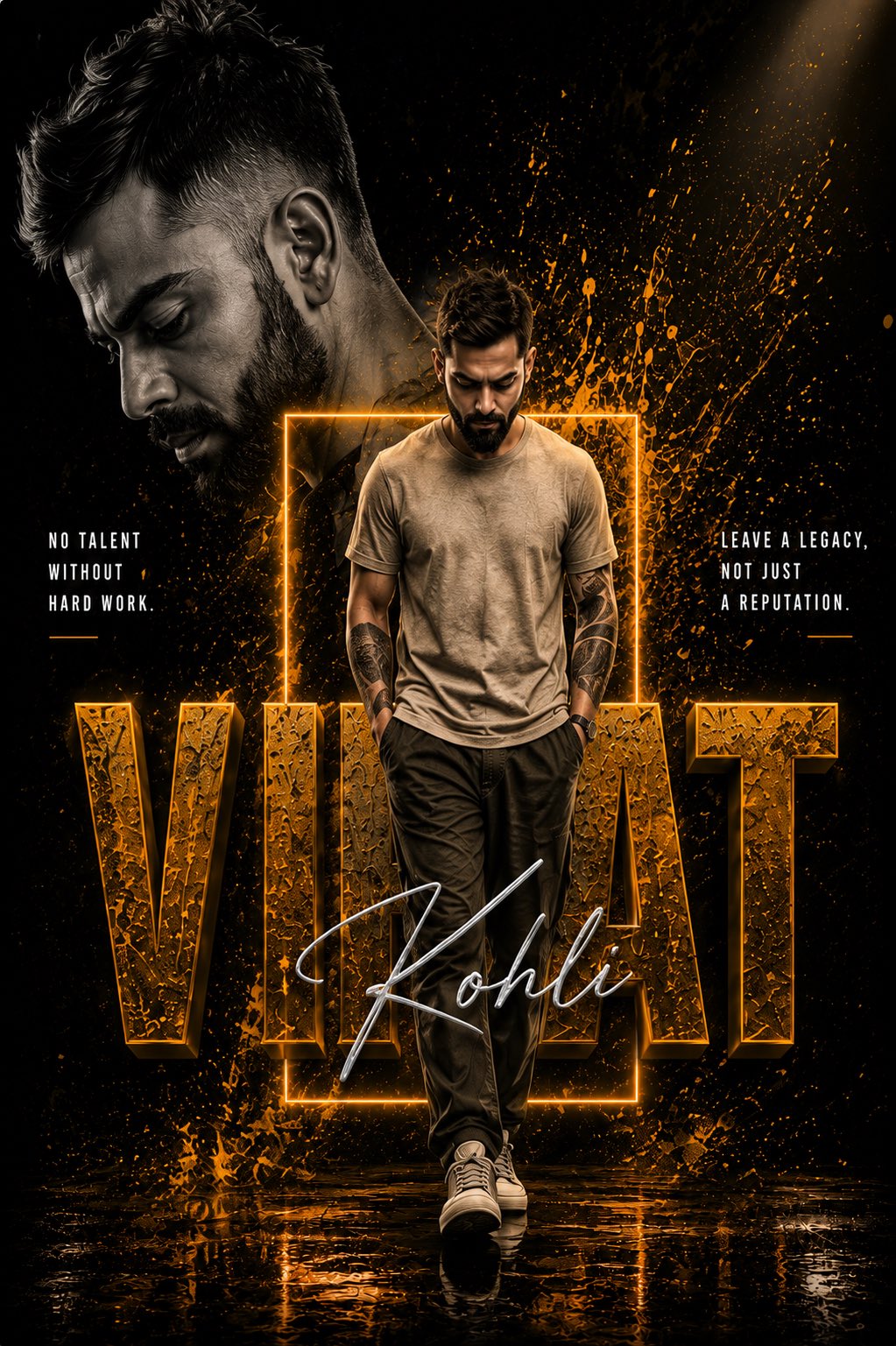 Create a premium cinematic Instagram poster featuring [CELEBRITY NAME] … 2