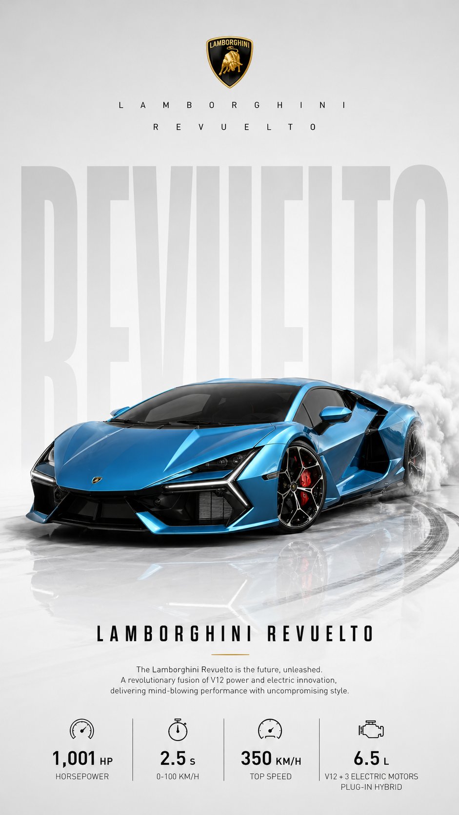 Ultra-clean automotive poster featuring the exact same car as the photo… 3