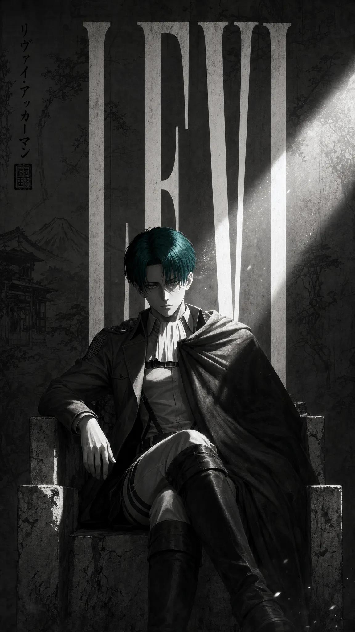 Create a dramatic cinematic anime character poster inspired by premium … 2