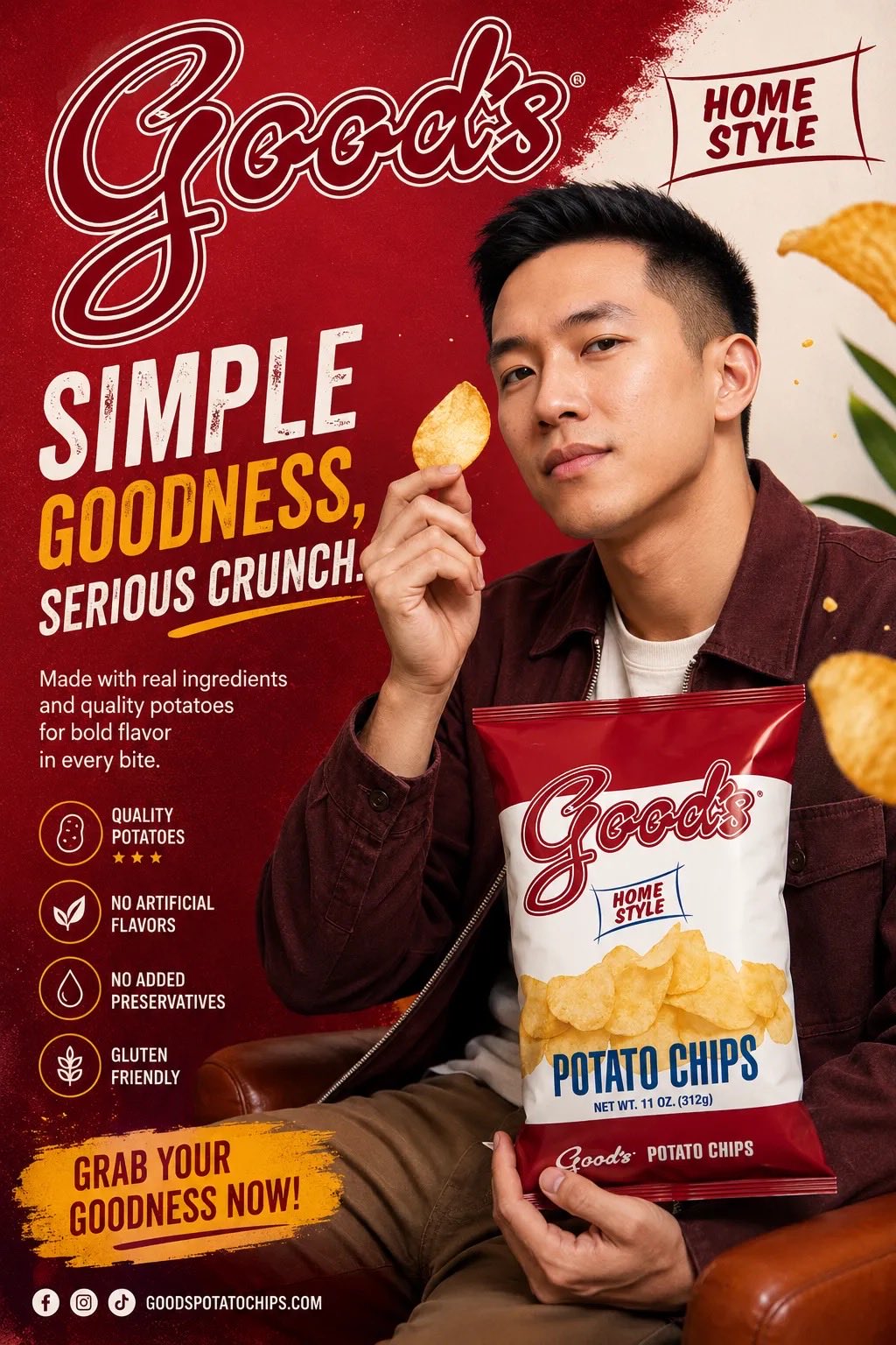 Create a high-end modern advertising poster in portrait format for the … 2