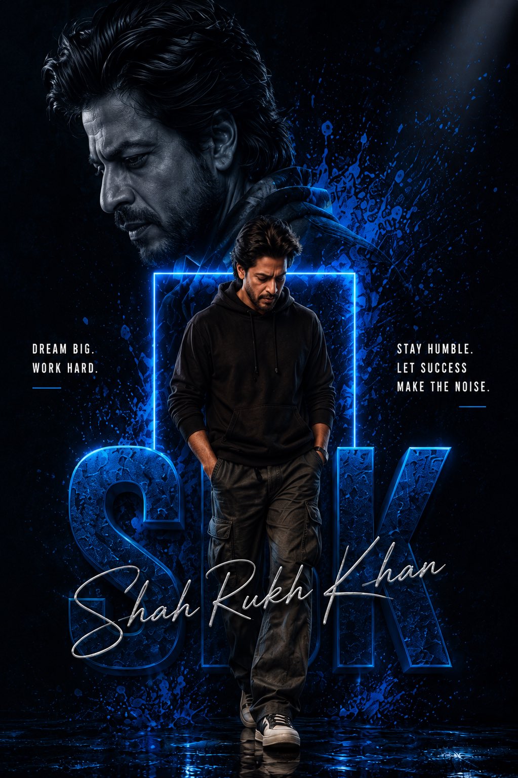Create a premium cinematic Instagram poster featuring [CELEBRITY NAME] … 1