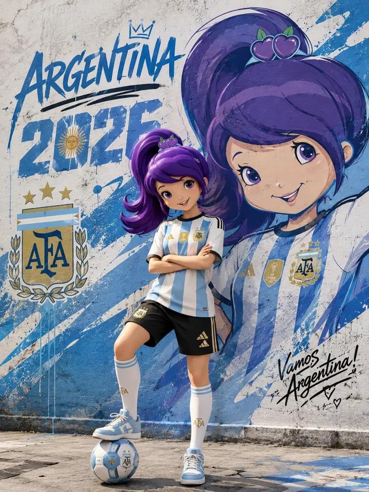 Ultra-detailed street-art football poster featuring a cute stylized car…