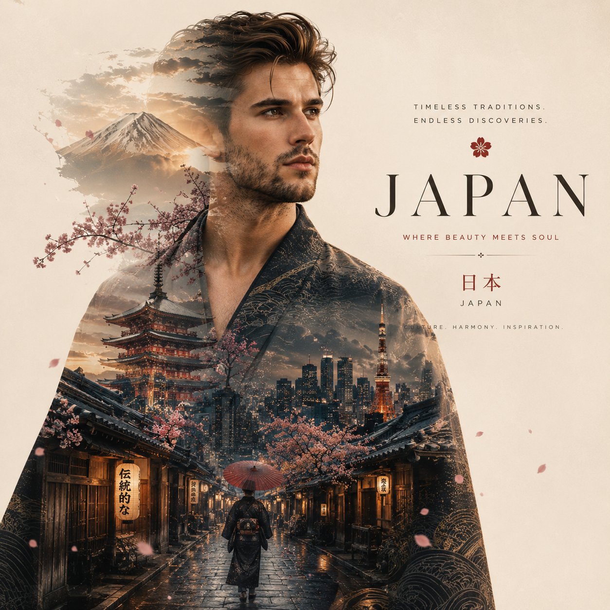 Create an ultra-premium cinematic travel poster in a sophisticated luxu… 2
