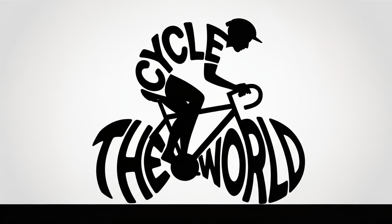 Instead of the phrase ‘Riding Bicycle’ cleverly used in the image, repl…