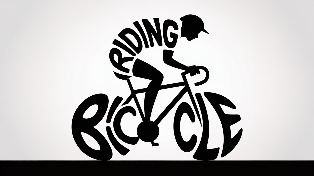 Instead of the phrase ‘Riding Bicycle’ cleverly used in the image, repl… 3