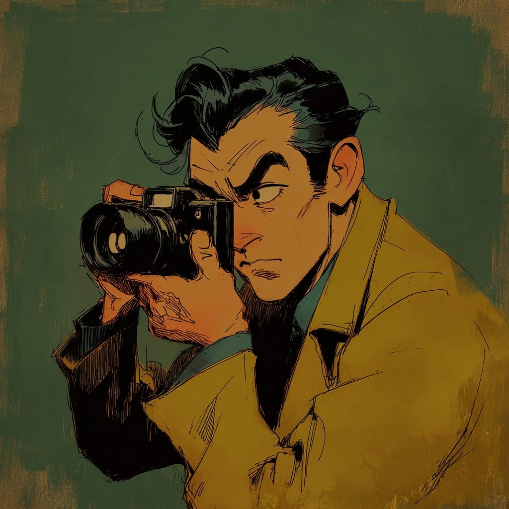 Take a look at this retro noir romantic sketch style: --sref 1848964435…