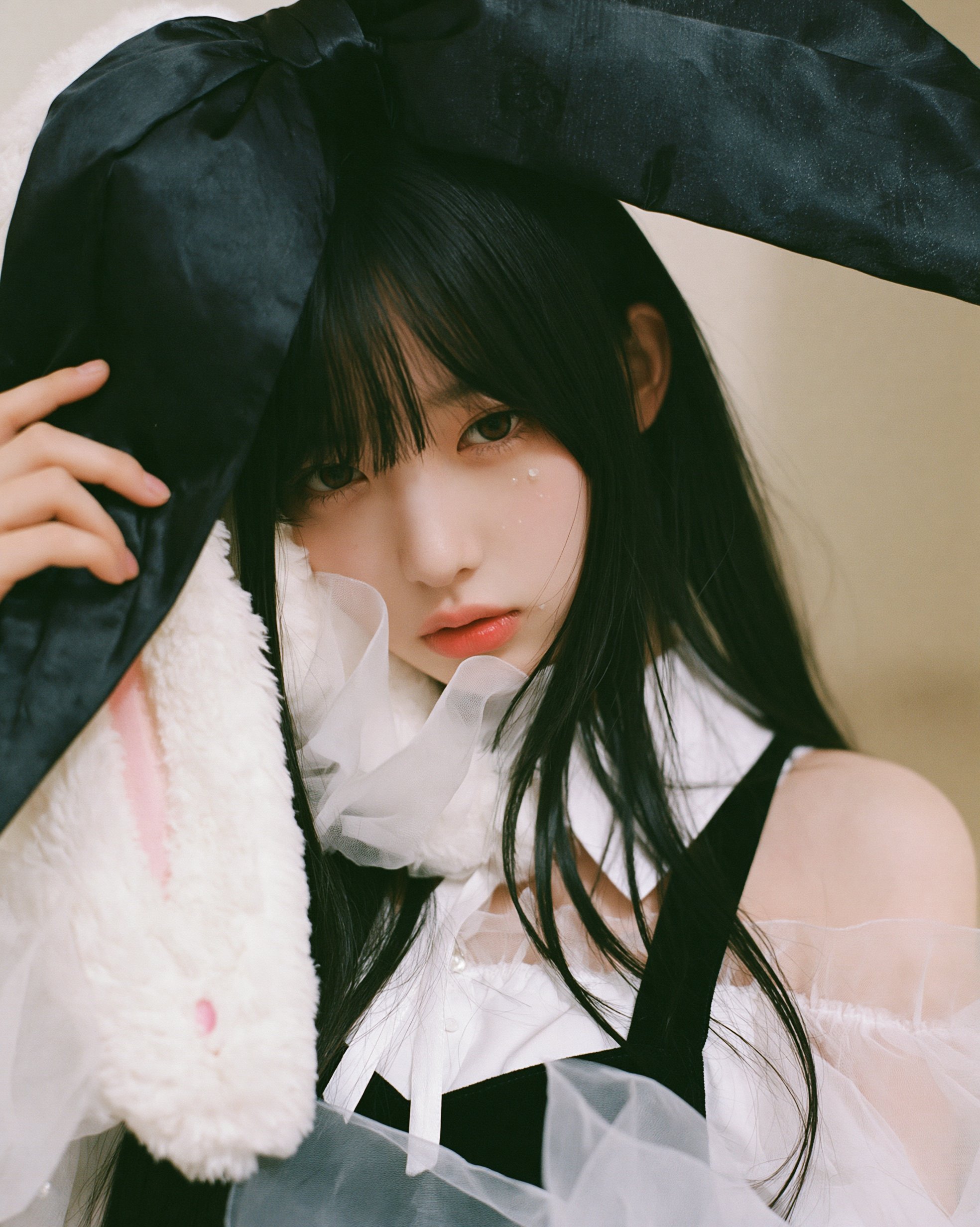 匿名感构图, 动漫博主感, 打扮成虚拟偶像风, Cos, photo by Rinko Kawauchi, --preview This pr… 2