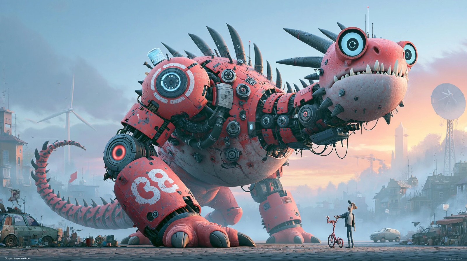 Mecha-Dragon is the android version of the mythological monster, a cunn…