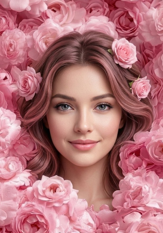 Extreme close-up ultra-photorealistic portrait of a breathtakingly beau…