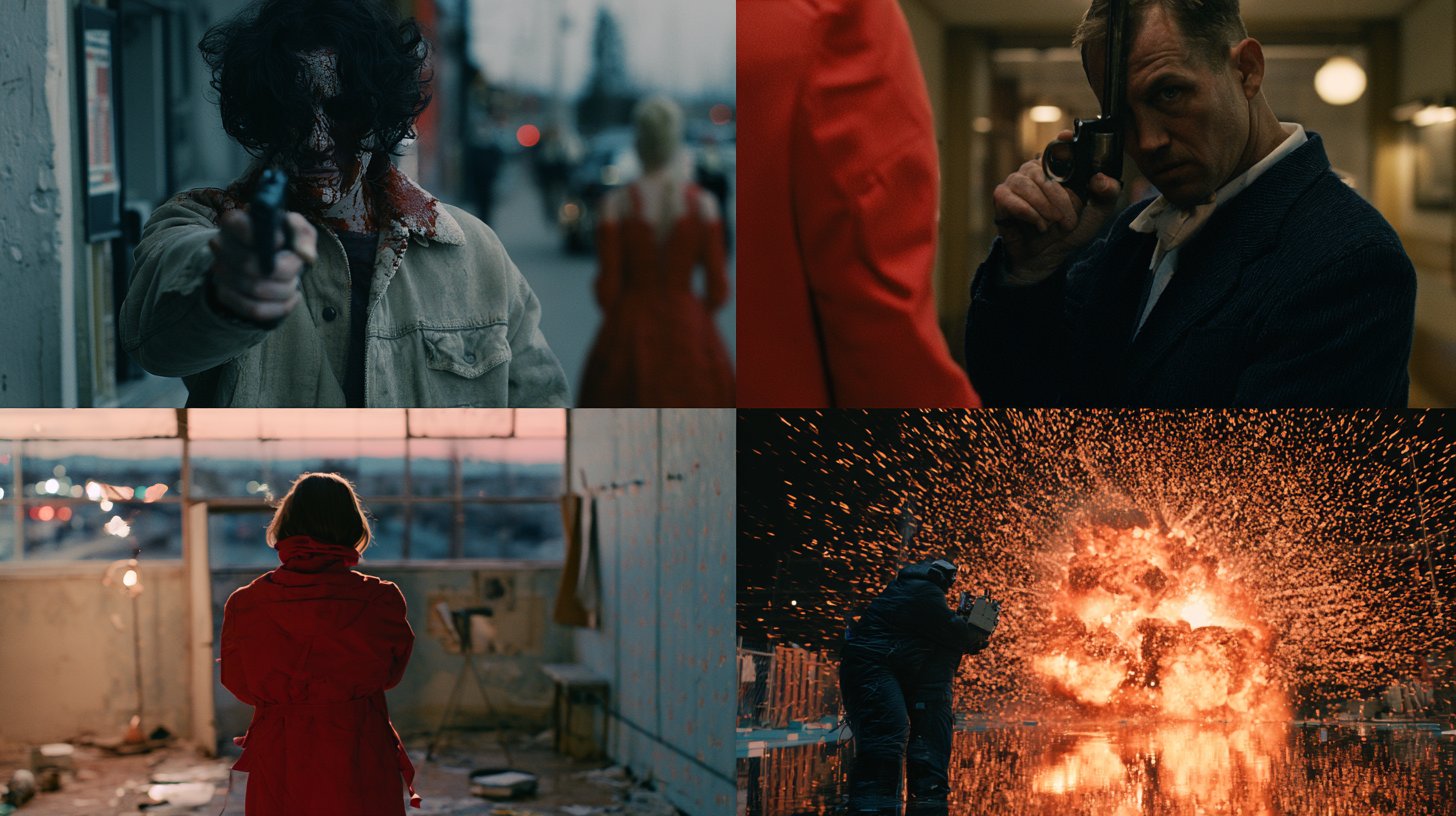 Isolate each individual frame from the contact sheet, then recreate eve…