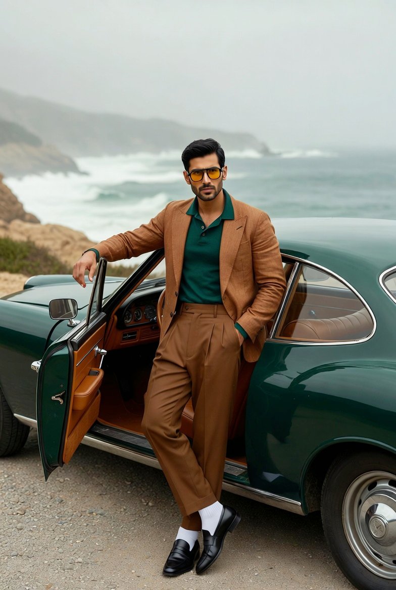 A stylish South Asian man in his late 20s to early 30s with sharp beard… 2