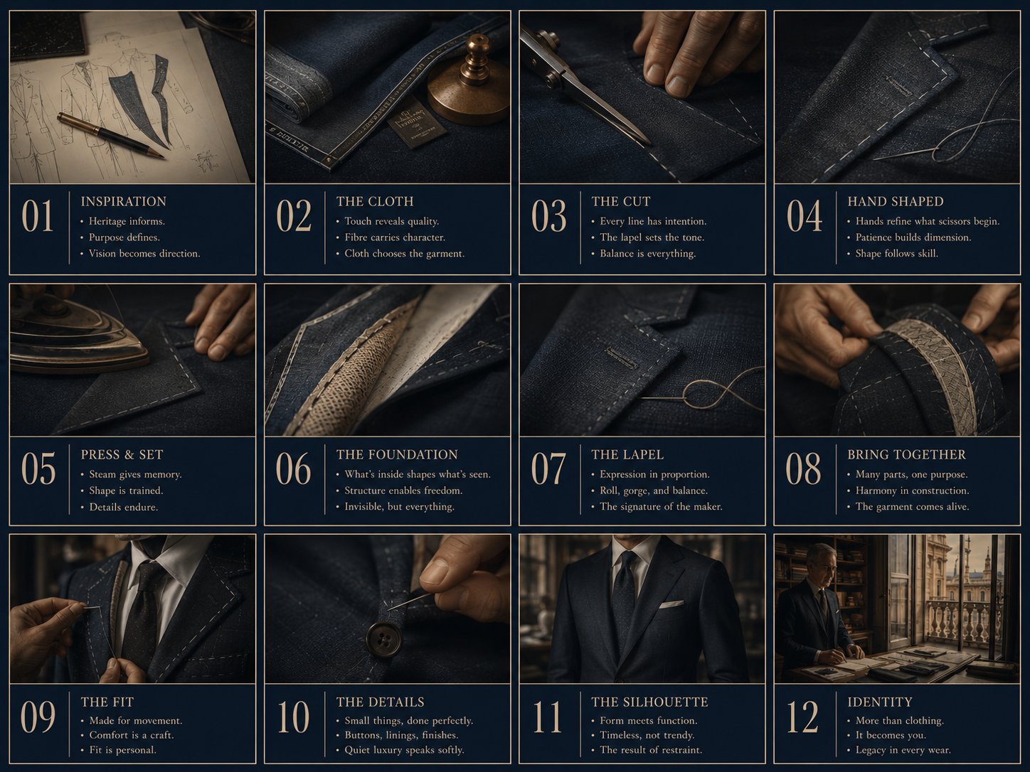 Generate storyboard with GPT Image 2 Create a high-end 4:3 tailoring pi…