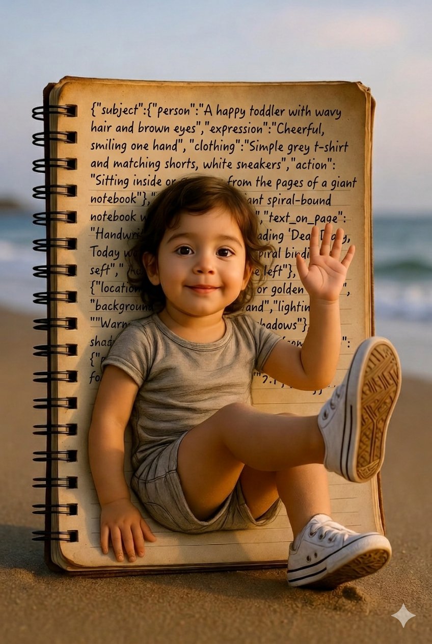 A hyper-realistic photo of a happy toddler with wavy hair and brown eye…