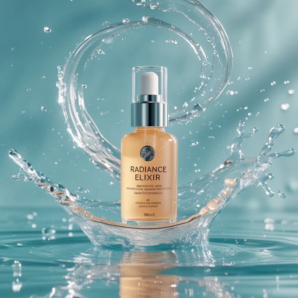 Luxury skincare commercial, ultra-premium aesthetic. Use the provided p…
