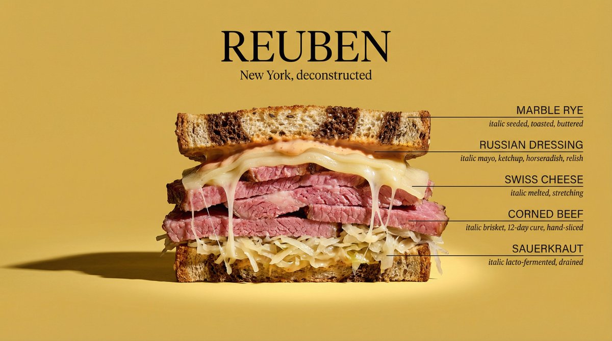 Perfect cinematic cross-section cut through [DISH], sliced cleanly down…