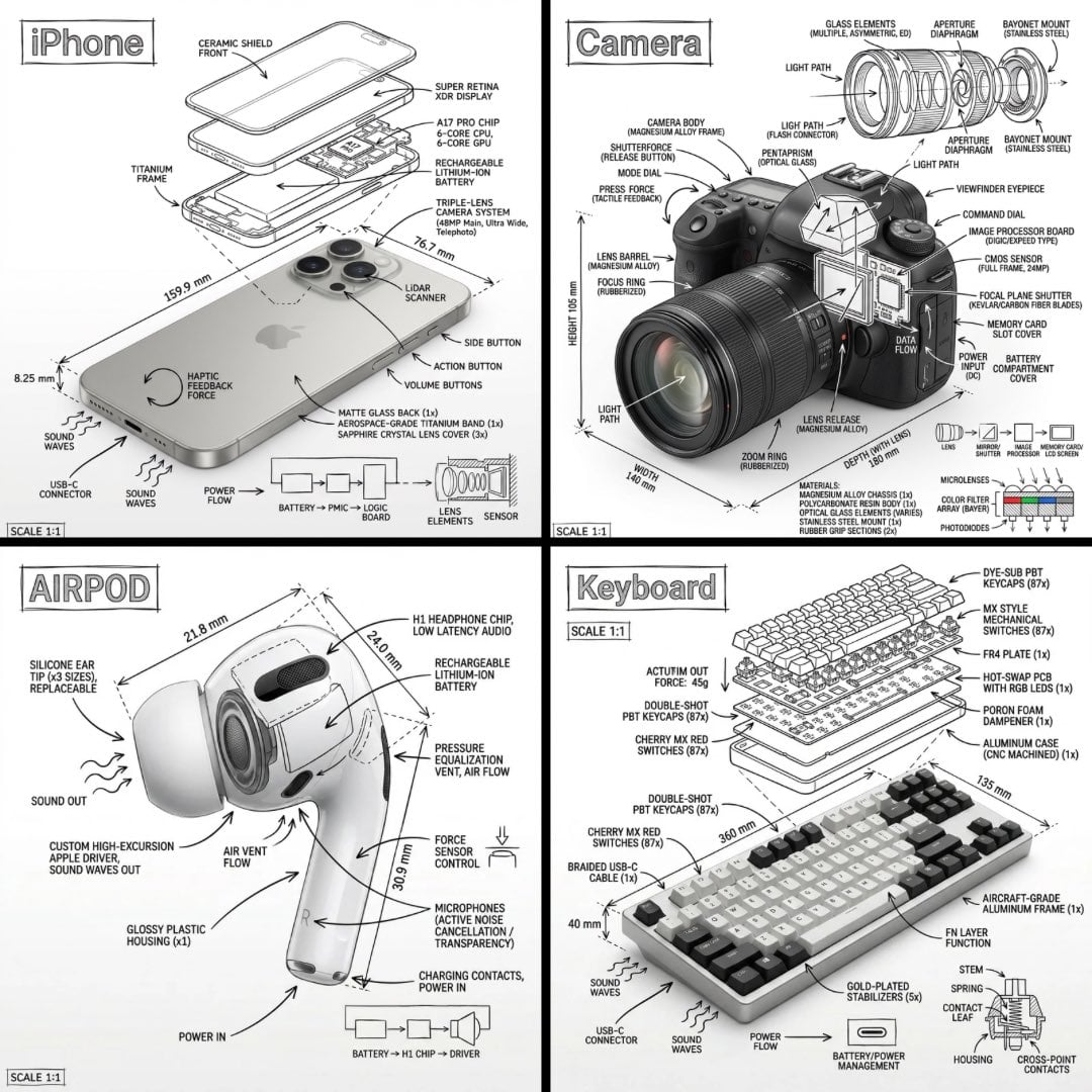 Create an infographic image of [OBJECT], combining a realistic photogra…