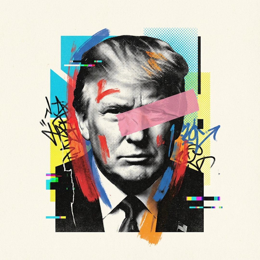 [PERSON \ BRAND] visualized as the central masterpiece of a surreal ava…