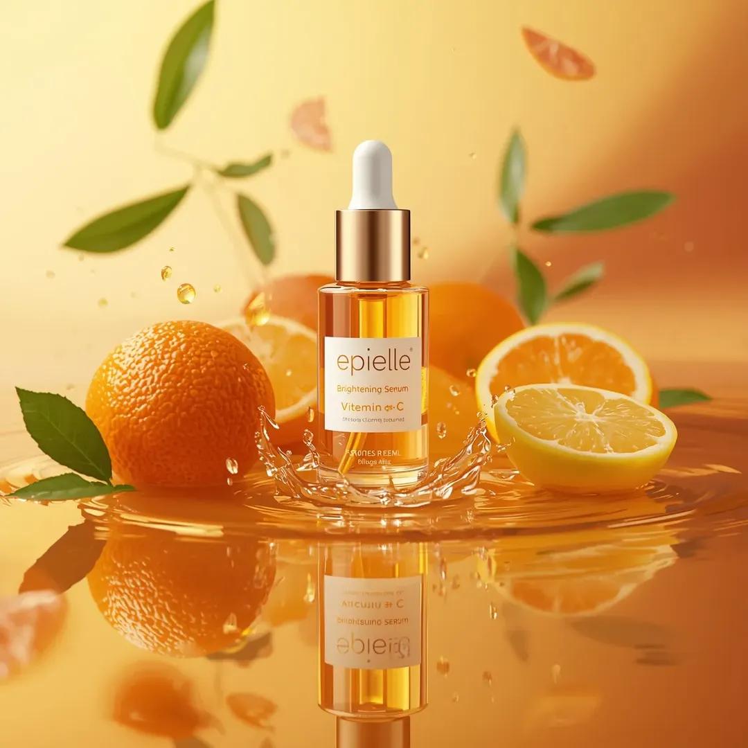Ultra-high-end photorealistic skincare product photography featuring a …