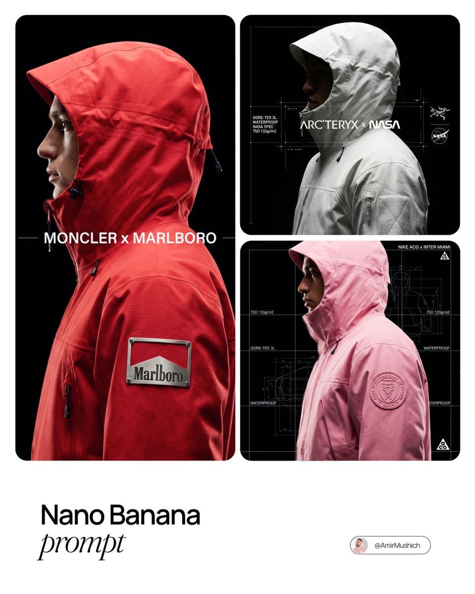 [BRAND NAME]. Act as a Creative Director for a technical outerwear bran…