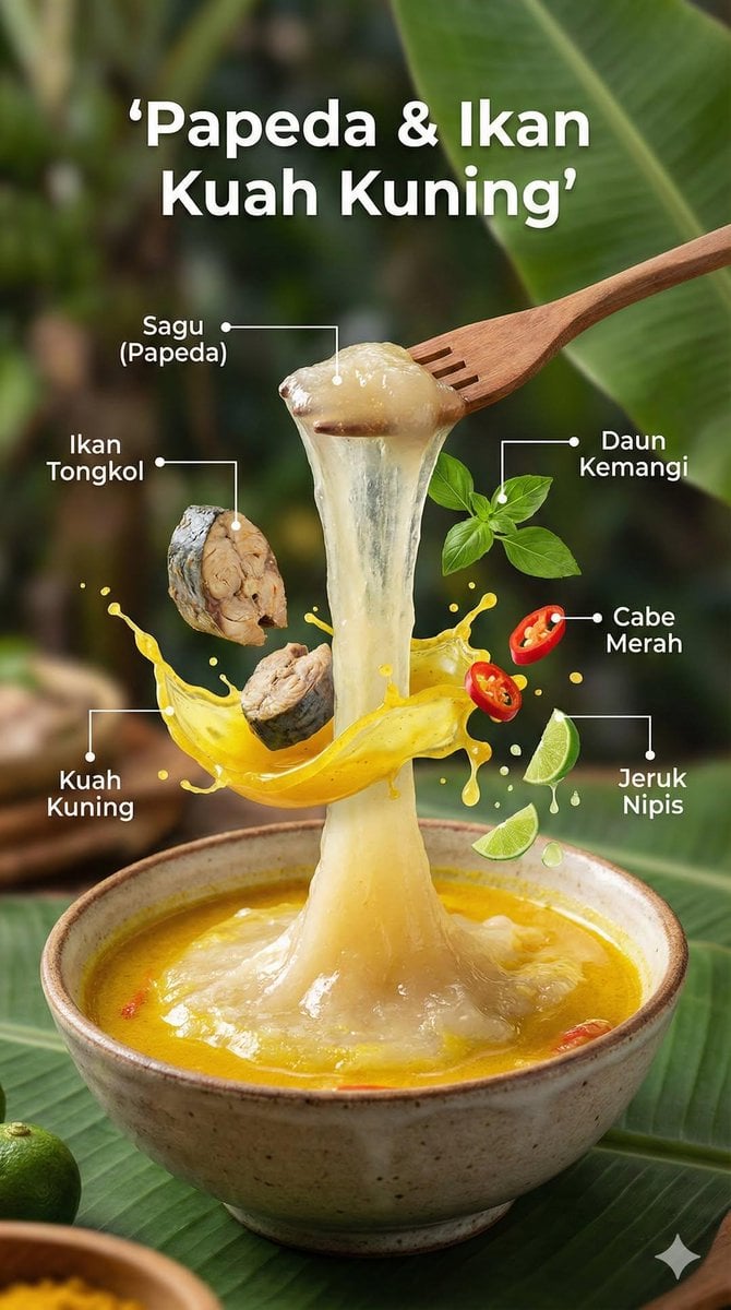 Ultra-realistic cinematic food photography of a traditional Indonesian …