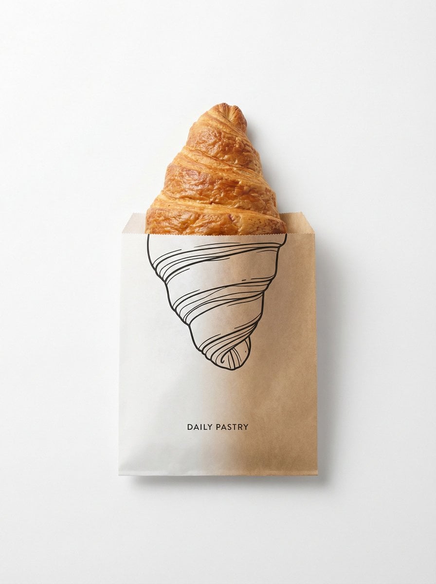 minimal studio shot on pure white background, real [Food Name] emerging…