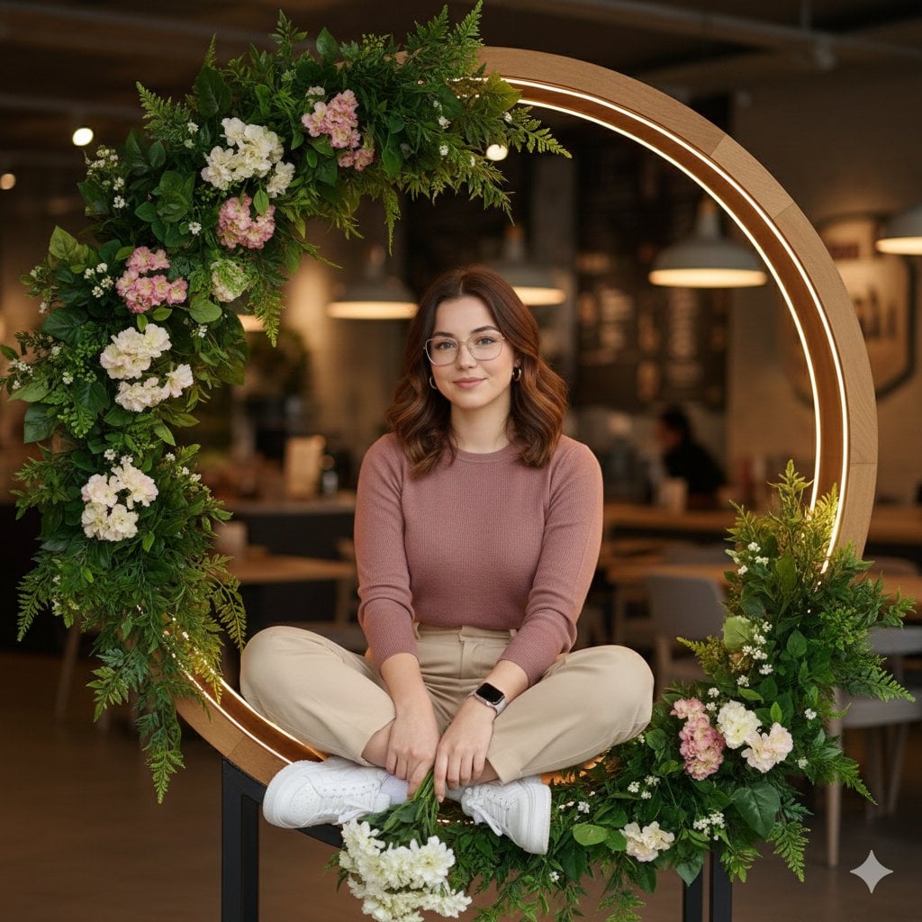 Create an ultra-realistic, high-end lifestyle portrait of one adult sub…