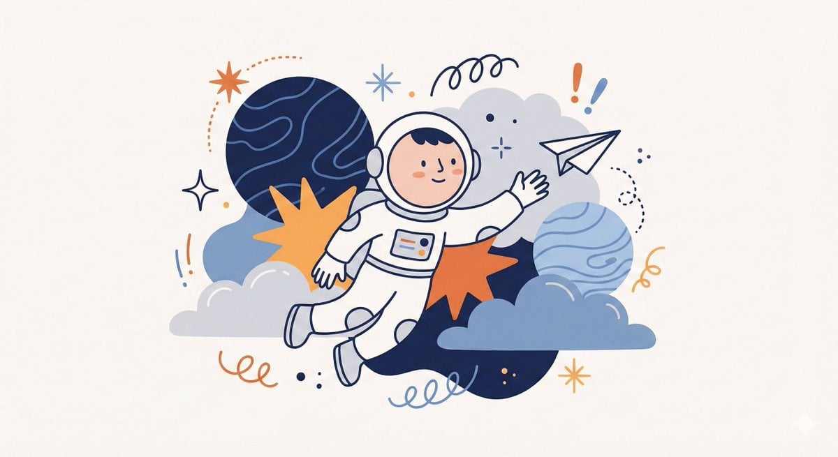 Create a whimsical, playful illustration featuring [CHARACTER / SUBJECT…