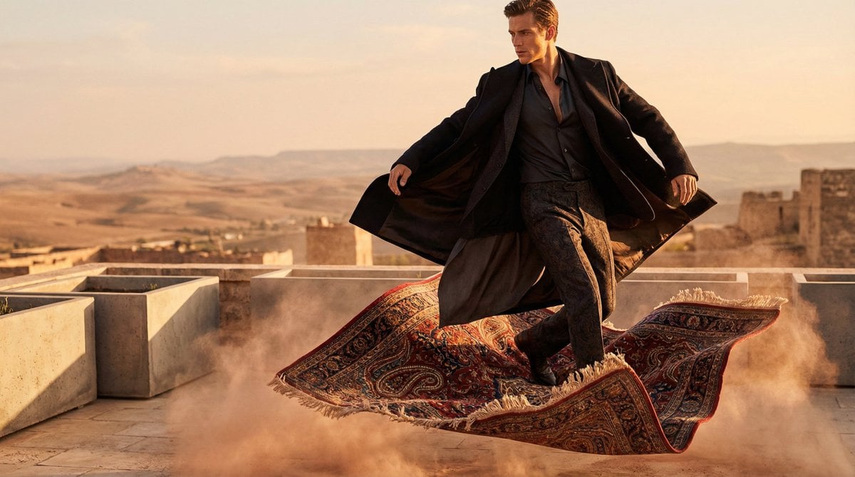 { "options": { "gender": ["man", "woman"] }, "prompt": "A high-fashion …