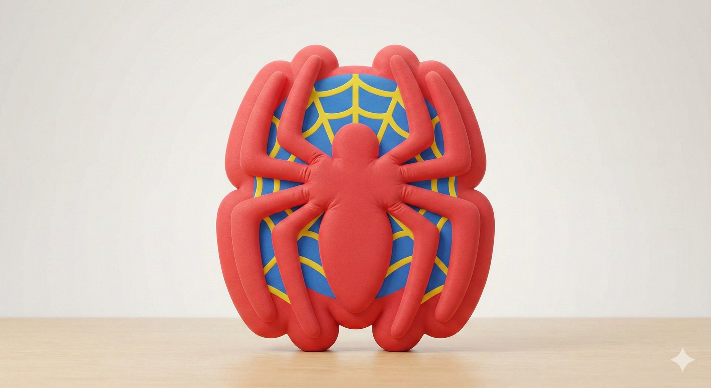 A playful yet photorealistic 3D render of the Pinterest logo, made from… 3