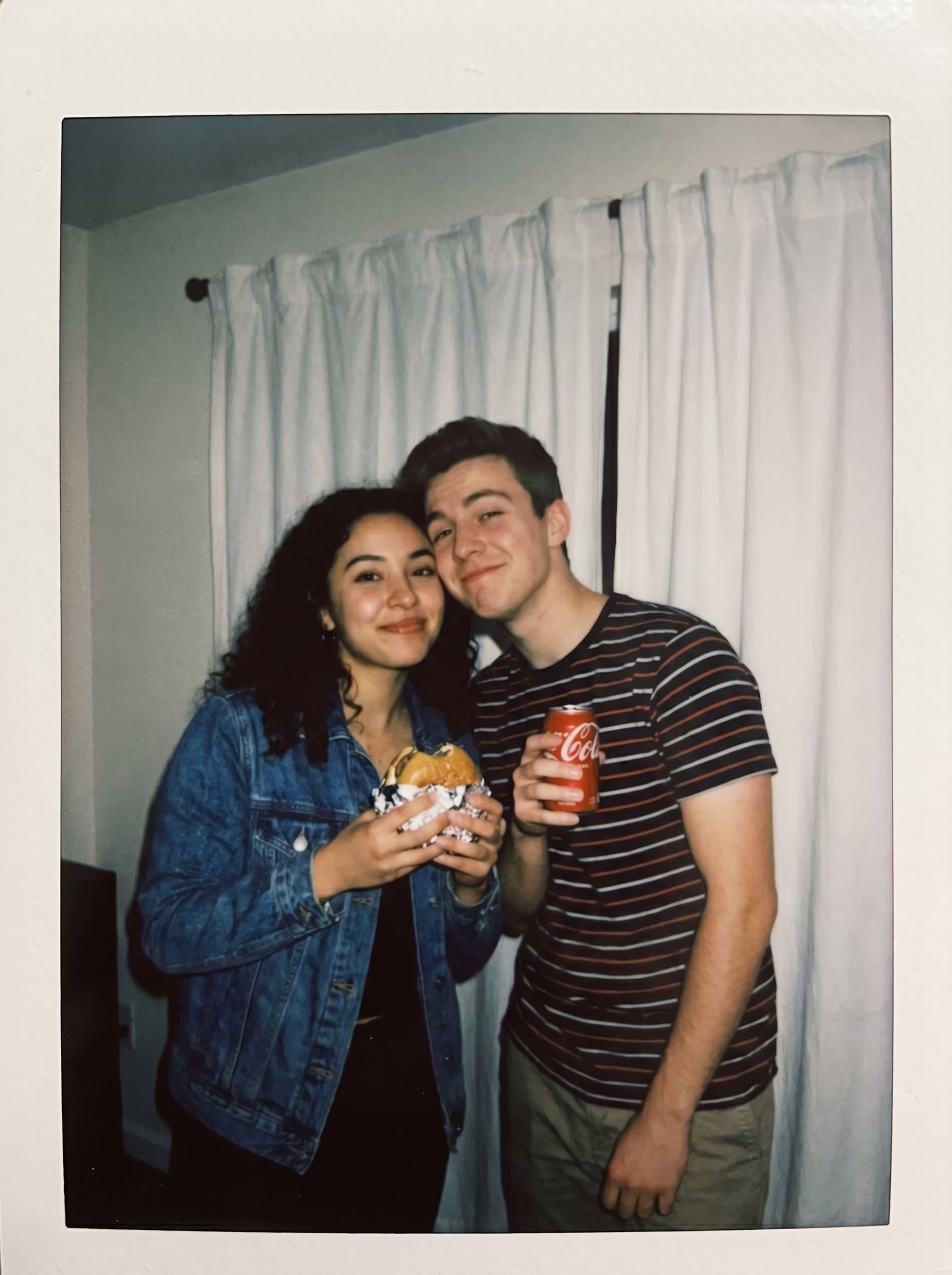 { "type": "image_generation_prompt", "style": "Polaroid-style candid ph…