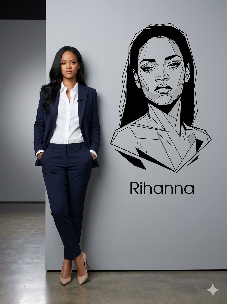 Ultra-realistic full-body portrait in 4K of the same woman from the ref… 1