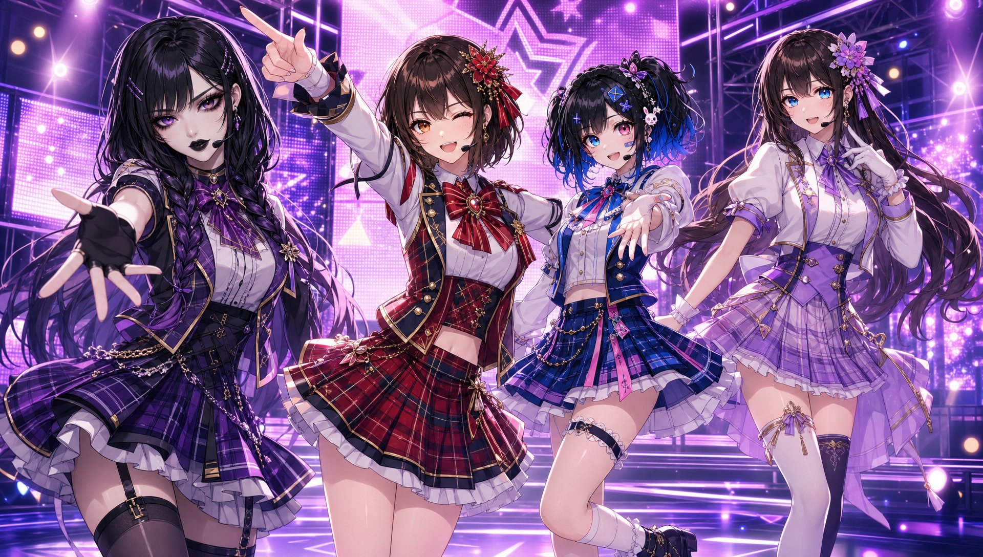 J-POP IDOL STAGE 🎤✨💜💚 This idea credit goes to @Enter2credits me and…