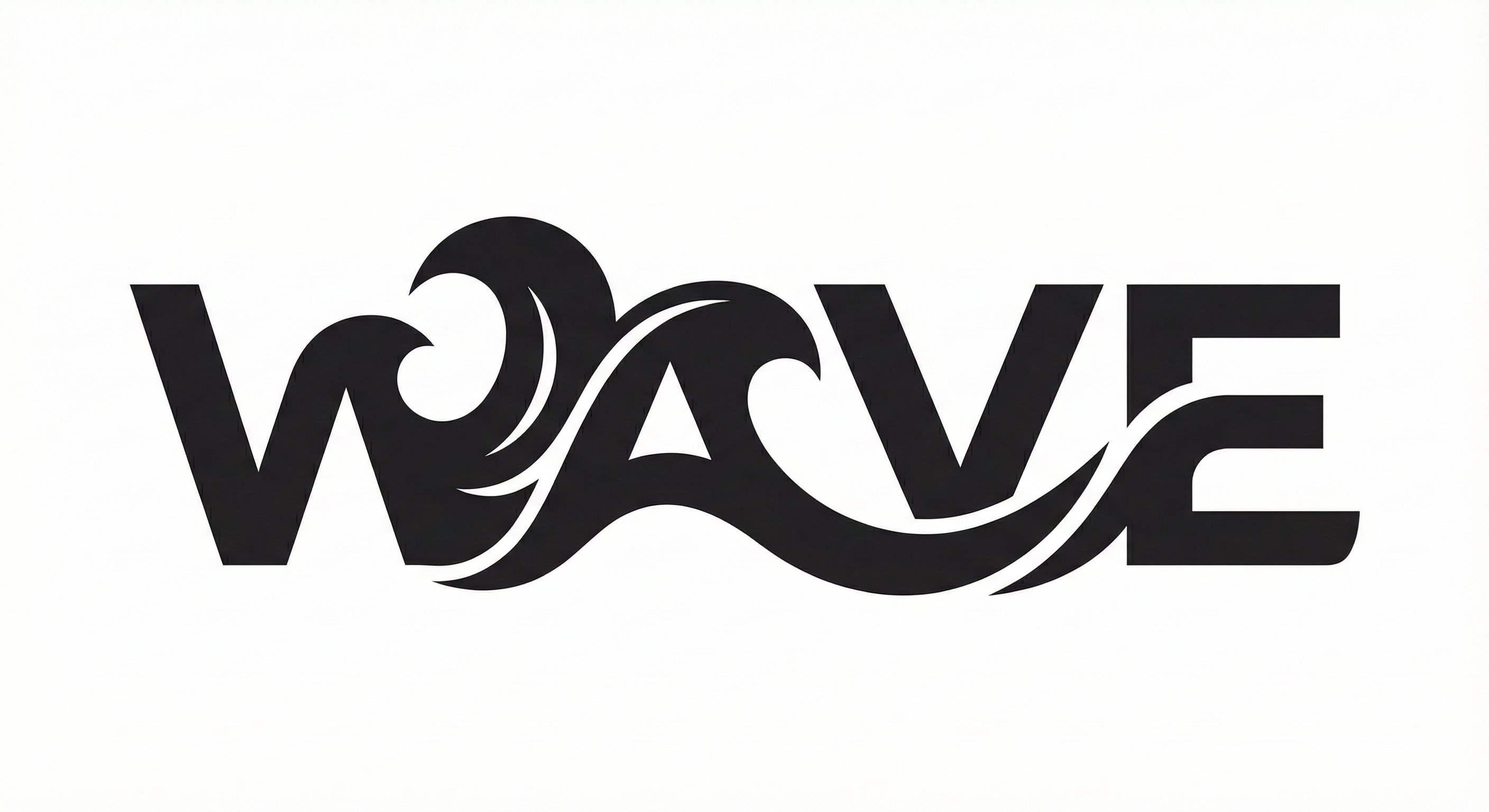 A minimalist logo design where the word "[WORD]" is transformed into a … 3