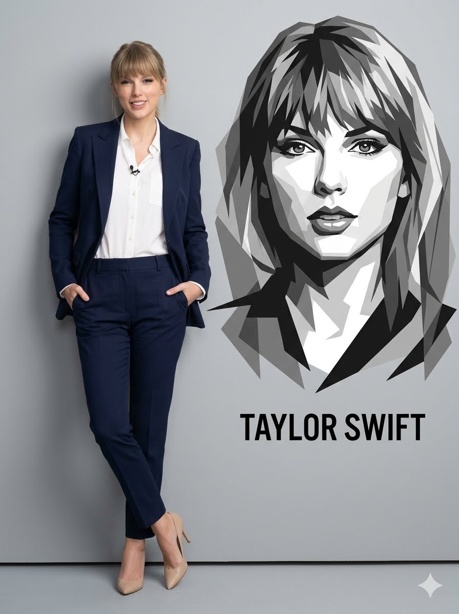 Ultra-realistic full-body portrait in 4K of the same woman from the ref…